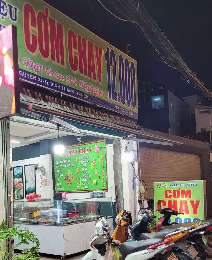 Cơm chay Diệu Nhi - Nguyễn Xí